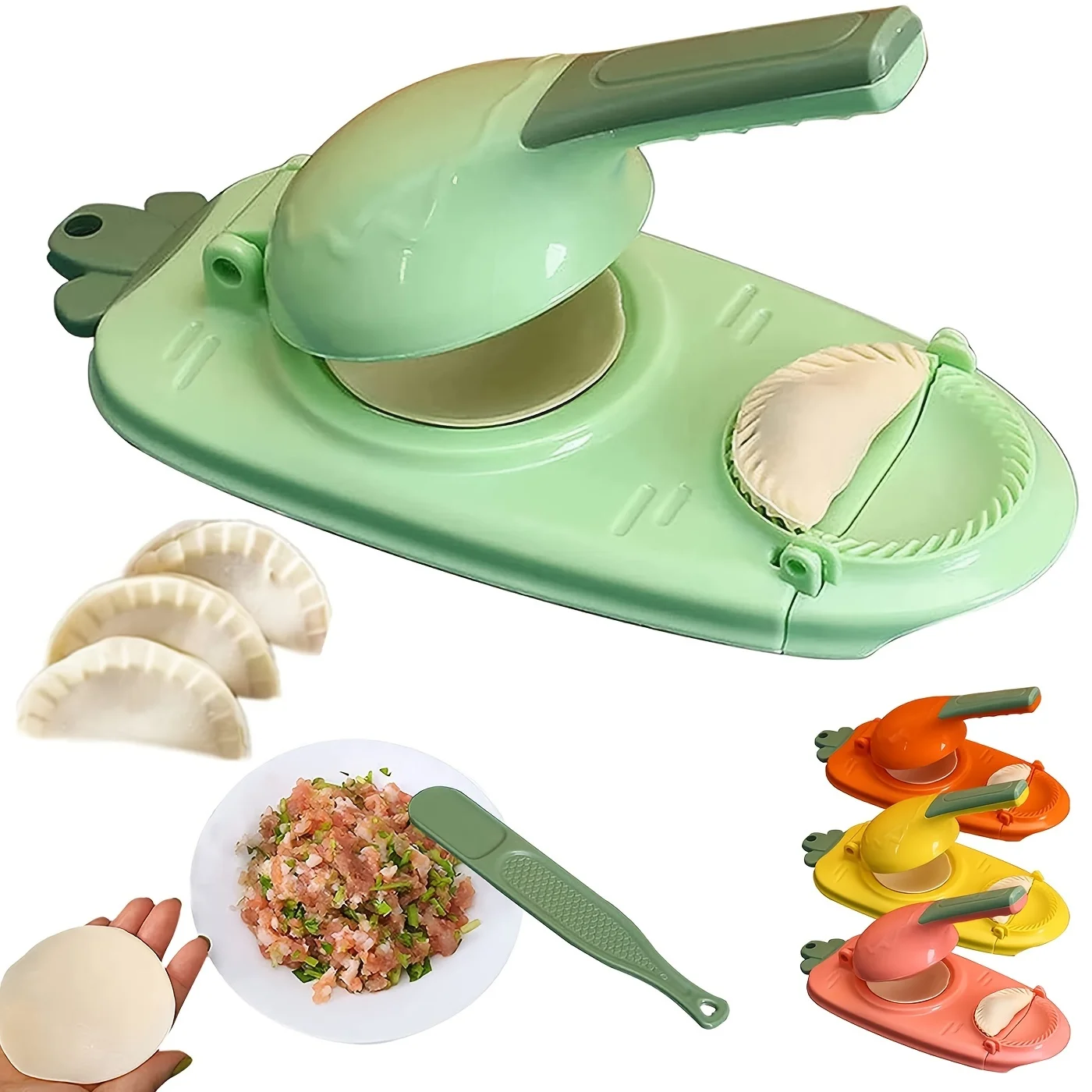 

2 In 1 Dumpling Maker Dumpling Skin Maker DIY Dumpling Moulds Dumpling Skin Press Pressing Dough Presser Maker Tool Mold