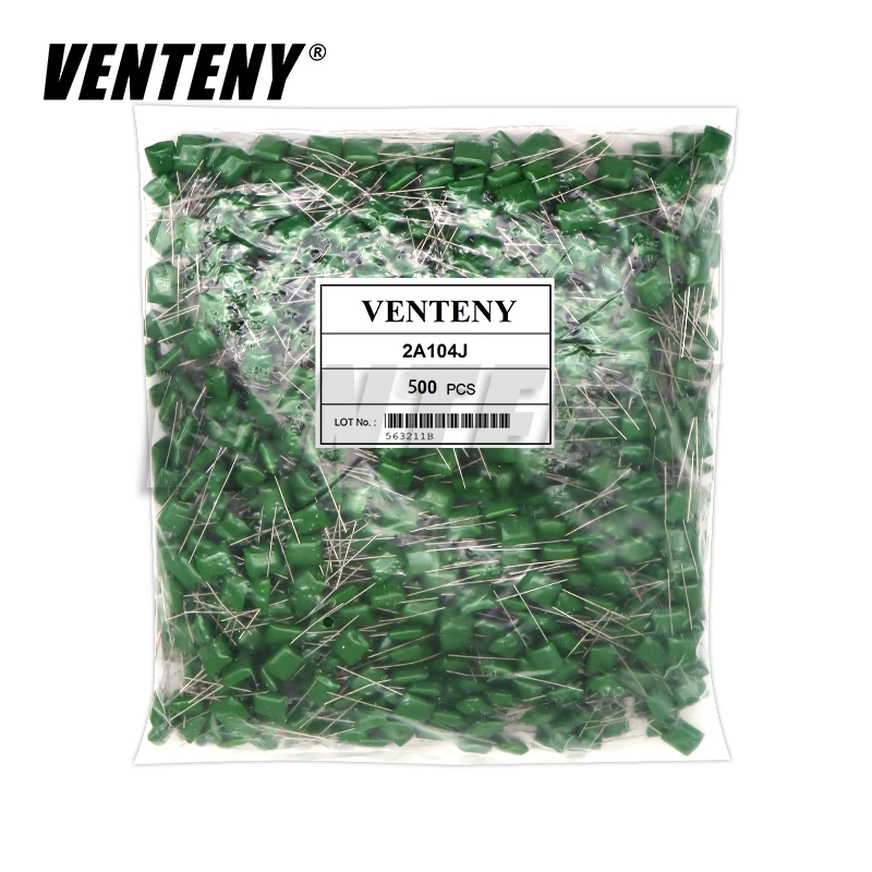 Конденсатор из полиэфирной пленки 100 В 1 нФ 5 2 220 2A102J 2A152J 2A222J 2A392J 2A103J 2A473J 2A104J 2A154J 2A474J