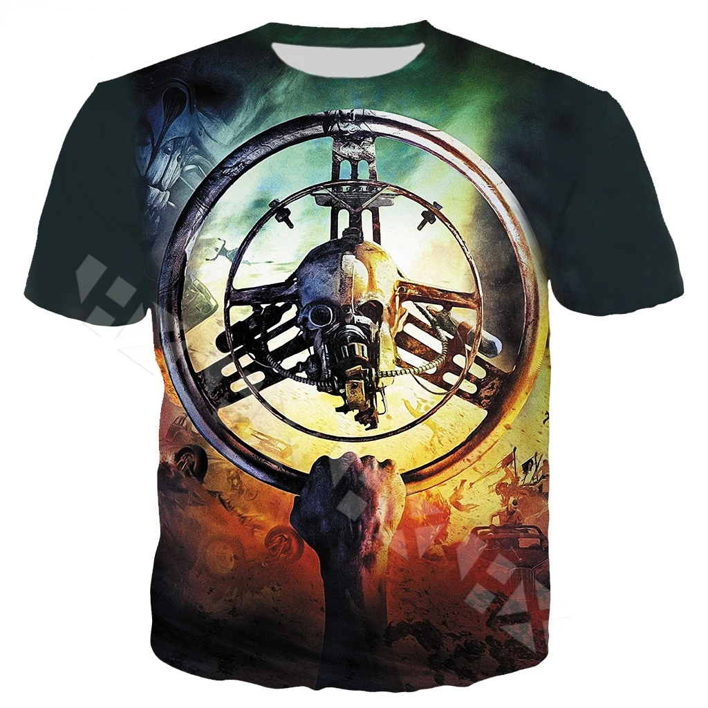 Футболка Мужская/женская с 3D принтом забавный свитшот мотивом фильма Mad Max Fury