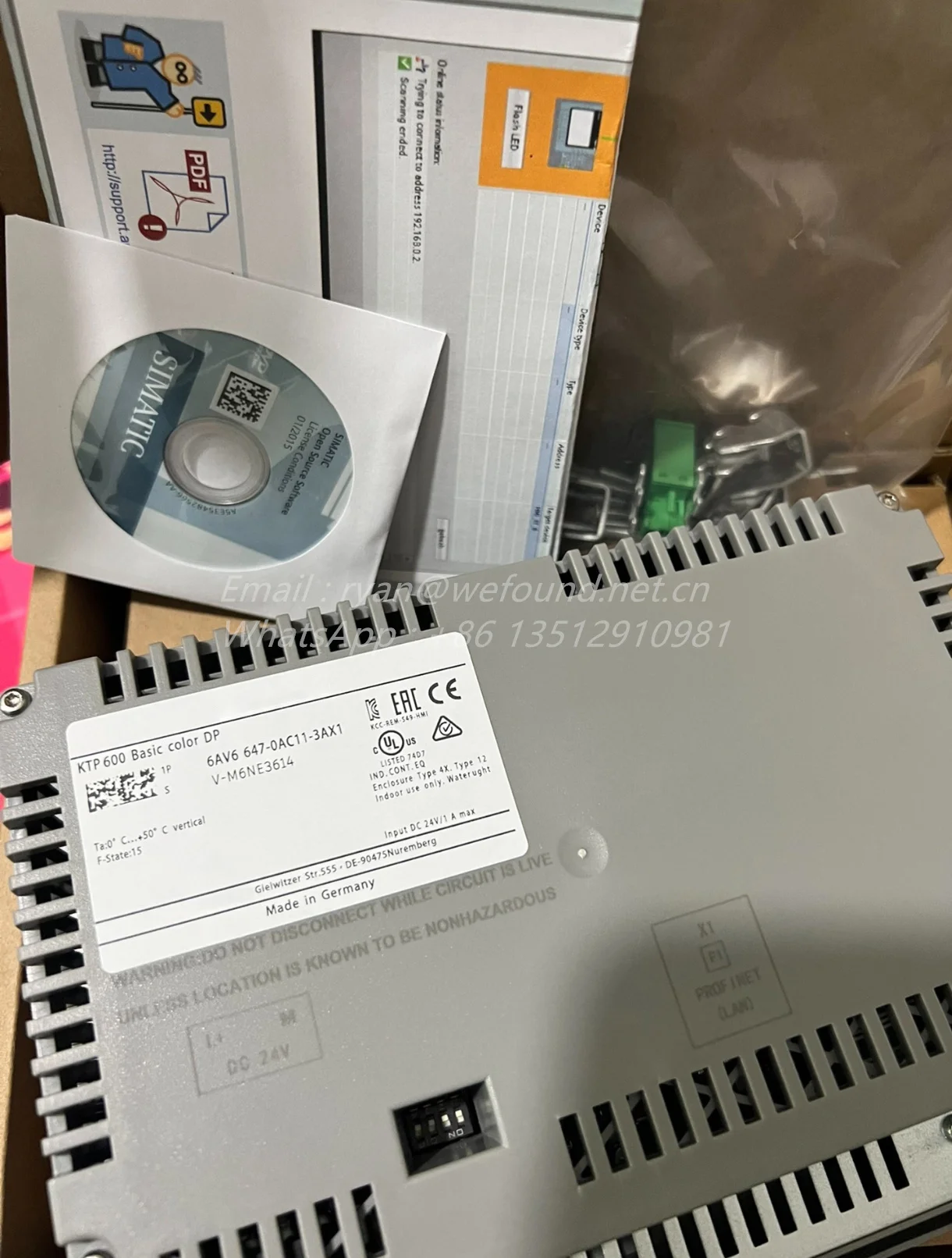 SIMATIC HMI KTP600 Базовая панель