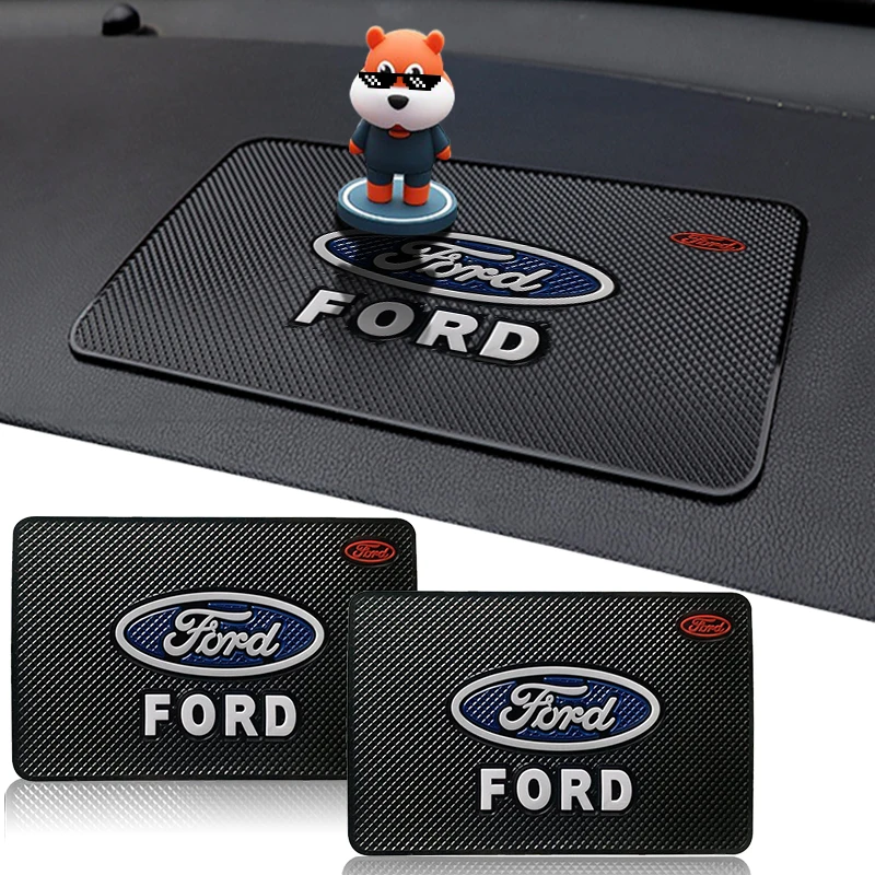 

1pcs Car Styling Anti Slip Mat Phone Holder Pad for Ford Explorer 5 Focus 2 3 Ranger Mk3 Mk4 Mk1 Fusion Mondeo 4 5 Accessories