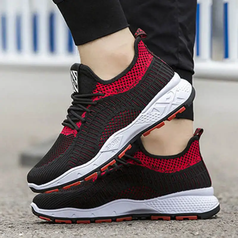 

Movement Black Running Shoes Shock Absorption Sports For Men No-Leather Casual Shoes Men Sneakers Low Sneakers Man Sport Tennis