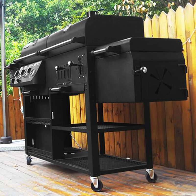 Наружный инфракрасный газовый гриль садовая печь для барбекю утолщенные