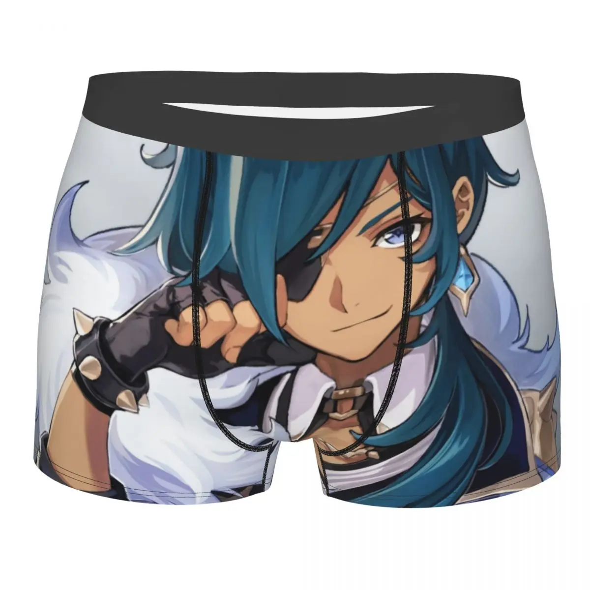 

Male Cool Kaeya Genshin Impact Underwear Anime Game Boxer Briefs Soft Shorts Panties Underpants