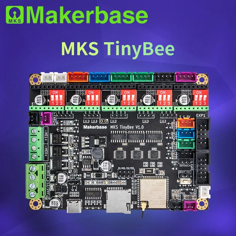 Контроллер MKS TinyBee v1.0 ESP32 Wi-Fi для 3D-принтера 32-битная обновленная материнская плата