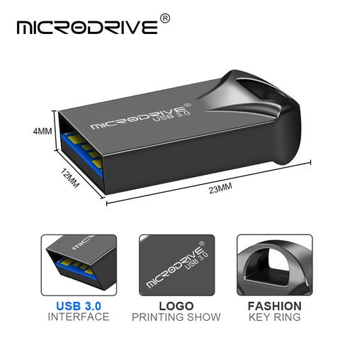 MicroDrive DY032G1025 металлический флэш-накопитель USB 3.0