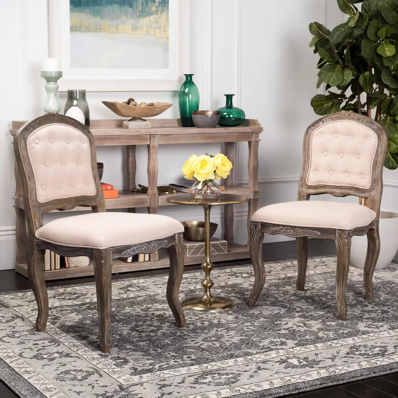 

Safavieh Eloise French Leg Dining Chair - Set of 2