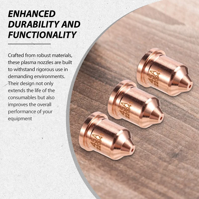 ABHG 5шт. 220941 Насадки 45A подходят для расходных материалов Powermax 45XP/65/85/105 плазменной