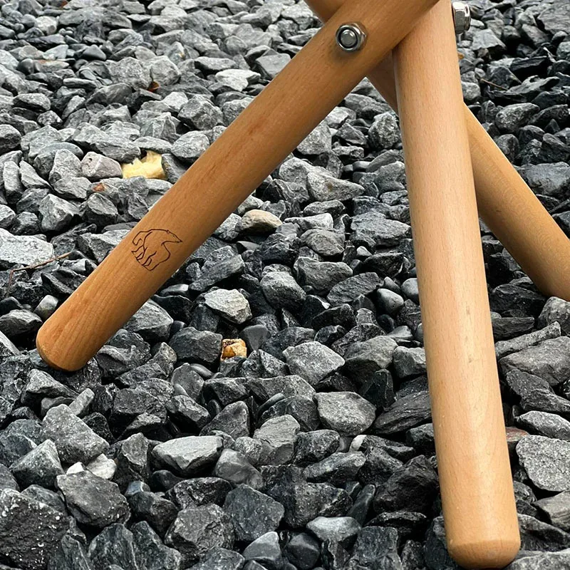 Роскошный большой белый медведь складной стул с тремя ногами для улицы твердый