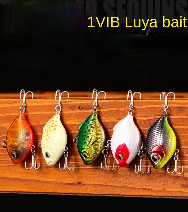 

1Pcs Winter VIB Fishing Lure 45mm 8.5g Sinking Vibration Crankbait Artificial Hard Bait Ice Fishing Pike Trout Bass Carp Lures