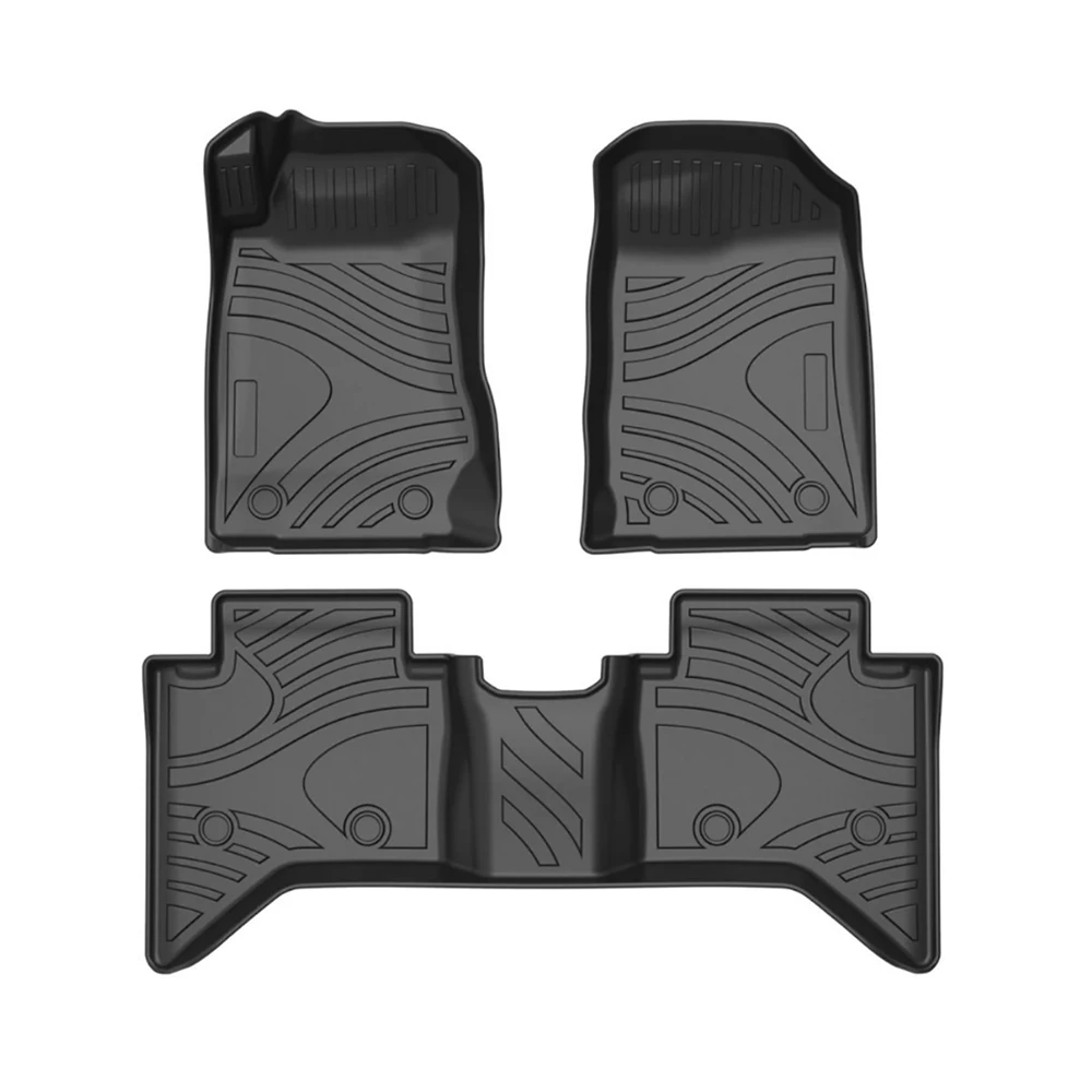 

Полный комплект автомобильного напольного коврика для Isuzu D-MAX RHD 2014-2019, не токсичный водонепроницаемый нескользящий прочный автомобильный н...