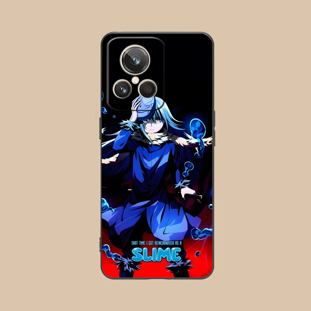 Slime Tensura Rimuru Mobile Phone Case for Realme GT 2 9i 8i 7i Pro X50 X2 C35 C21 C20 C11 C3 Black Soft Cover Shell
