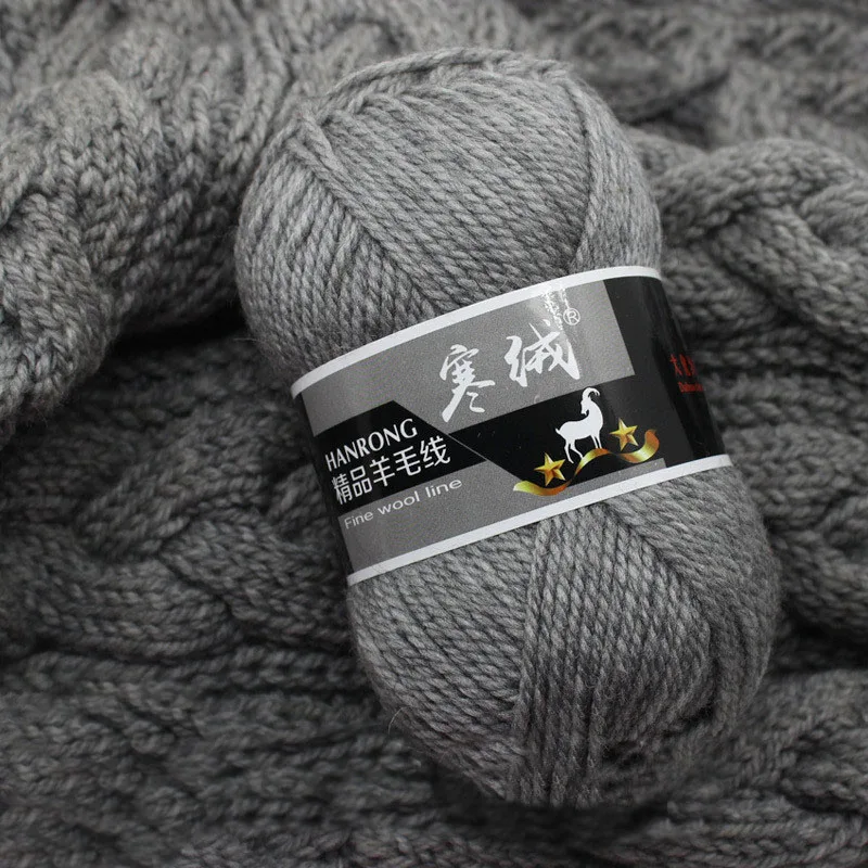 

Wholesale 100g/ball DIY Soft Thick Wool Yarn Woolen Crochet Yarn Hand Knitting Cashmere Yarn Knitting Wool Sweater Thread