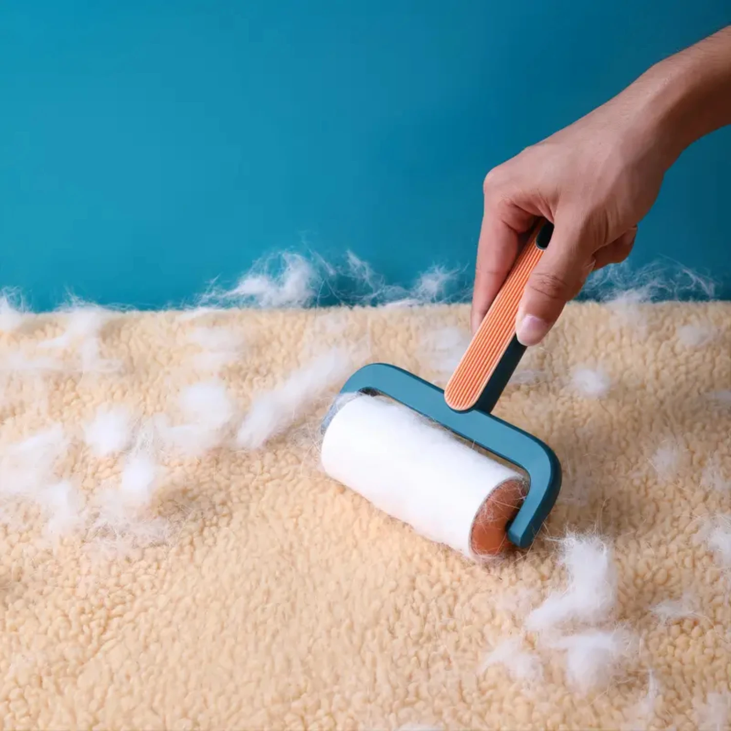 Валик для удаления ворса с пылезащитным чехлом большой валик шерсти домашних