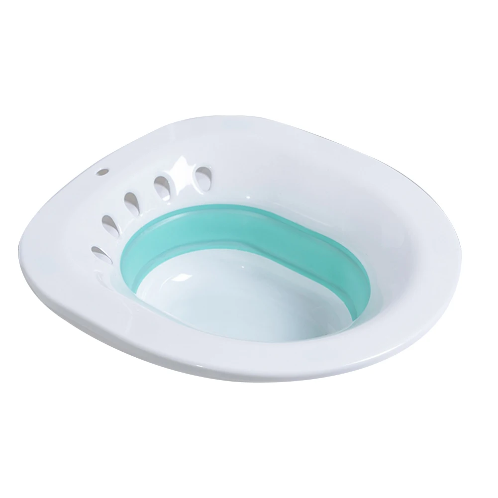 

Non Slip Portable Foldable Elderly Pregnant Postpartum Care Home Anti Overflow Hemorrhoids Treatment Toilet Sitz Bath Hanging