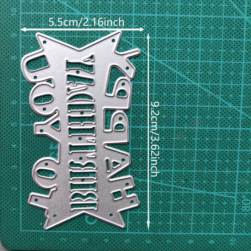 Два дерева искусственная буква металлический режущий инструмент форма для