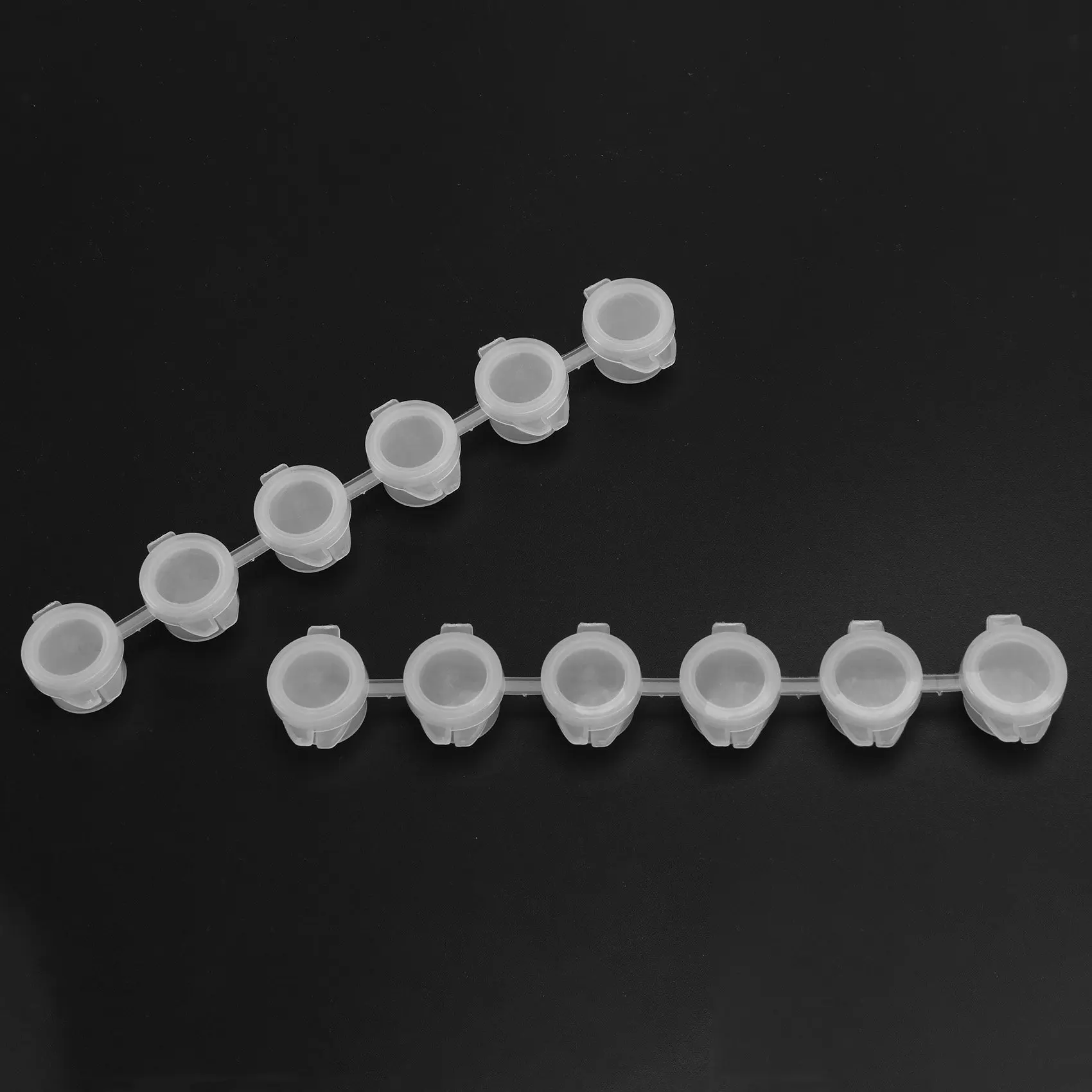 Пустой горшок для краски 240 шт. 40 полосок акриловый мини-контейнер полоски