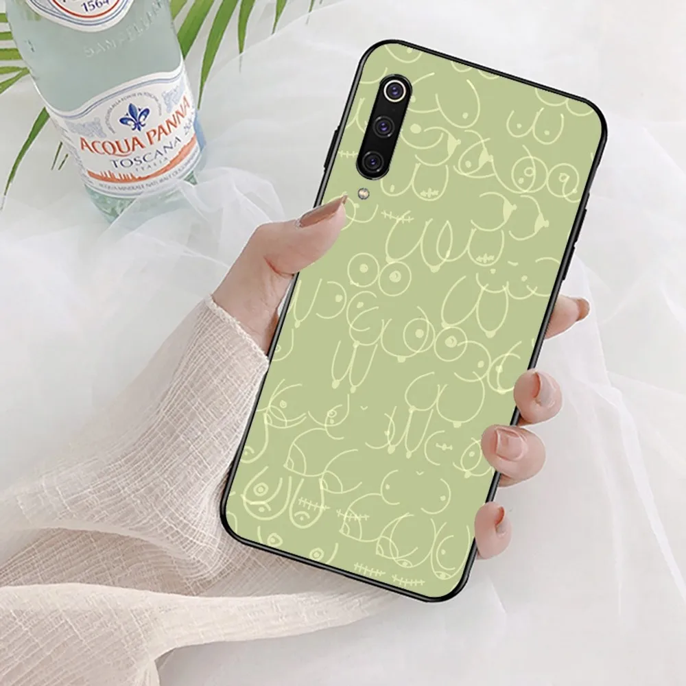 z nadrukiem Boobs Art Print Etui na telefon do Xiaomi Mi 5X 8 9 10 11 12 lite pro 10T PocoX3pro PocoM3 Note