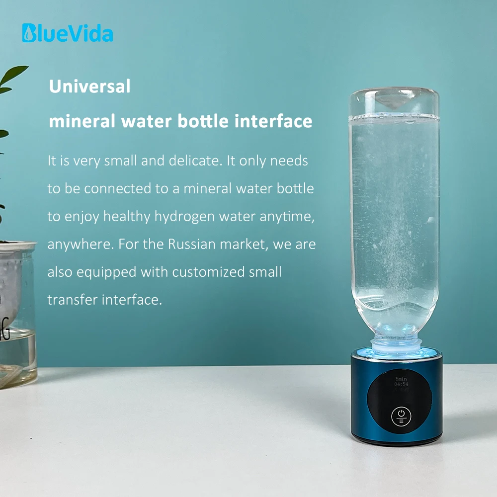 Генератор Водородной Воды BlueVida Last Generation DuPont SPE + PEM Nano Tech 3 С Дыхательным Дизайном H2