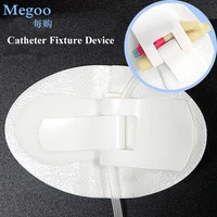 10pcs medical cather fixture device breathable non woven fabric drainage tubes urinary catheters fixing patch sticker