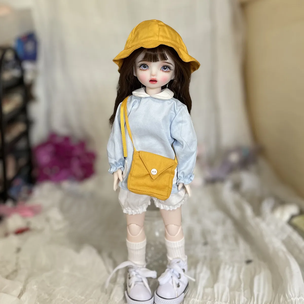 

BJD Girl Dolls 30cm Kawaii 6 Points Joint Movable Dolls With Fashion Clothes Soft Hair Dress Up Girl Toys Birthday Gift Doll New