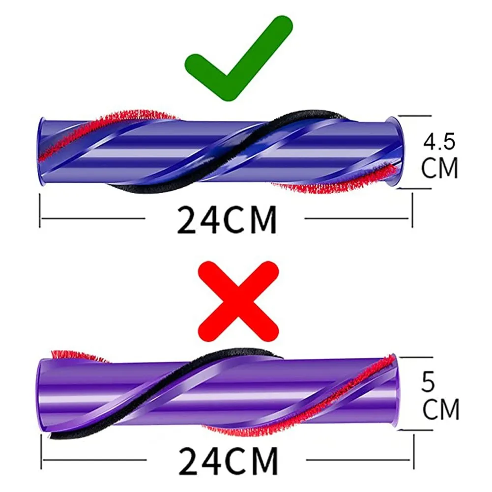 

Main Roller Brushes For Dyson V7 Vacuum Cleaner Roller Brush Bar Assembly Household Sweeper Cleaning Tool Replacement Sweeping