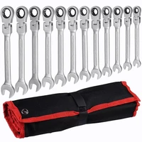 18 combination ratchet wrenches adjustable ratchet tools ratchet combination kit hand operated tools universal wrench
