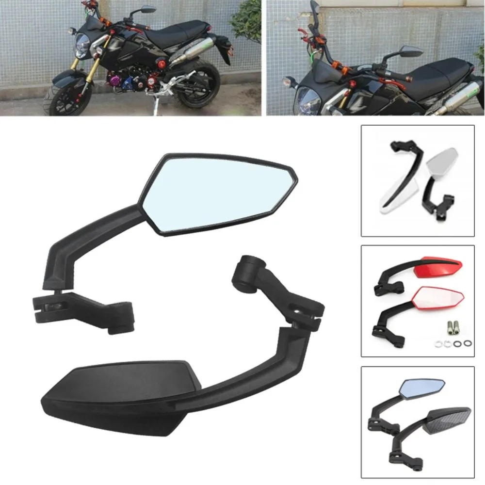 

Motorcycle 8mm 10mm Rear View Mirrors Blue Anti Dazzle Mirror FOR HONDA XR 150 HORNET 160R CBF 1000 FOR YAMAHA SRX 250 FZ400