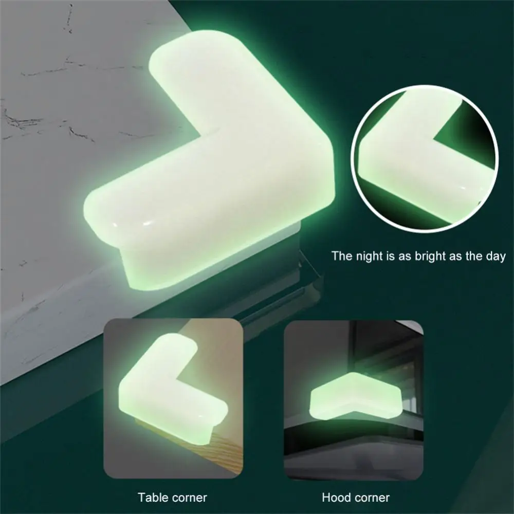 

Silicone Table Corner Edge Protection Cover Edge & Guards Self-adhesive Anti Collision Guards Table Corner Protector Safety Soft