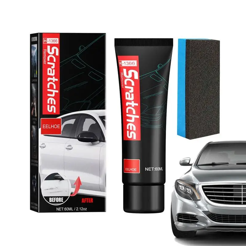 

Car Scratch Polishing Paste Car Polishing And Repairing Paint Paste Portable Waterproof Scratch Removers For Vehicles Cars
