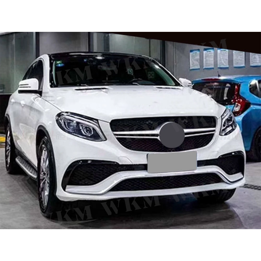 Передний бампер спойлер для Benz GLE Class W167 GLE63 AMG SUV 2021 2022 2023 Высококачественная
