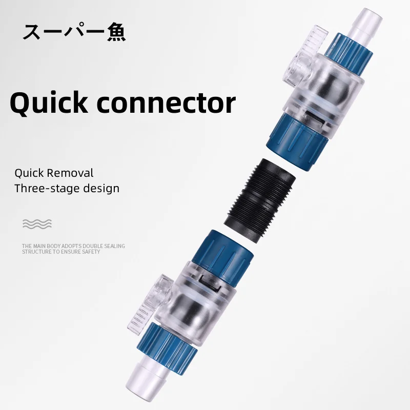 

12/16mm Aquarium Filter Water Tap Quick Release Connector Pipe Separation Joint Flow Valve Accessories Fish Tank Filtre Fish