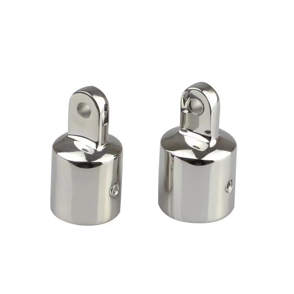 

Наконечник для трубы из нержавеющей стали 22 мм 25 мм, оборудование для БИМИНИ-фитинга, внешний наконечник для морской лодки, яхты, навес, трубный наконечник