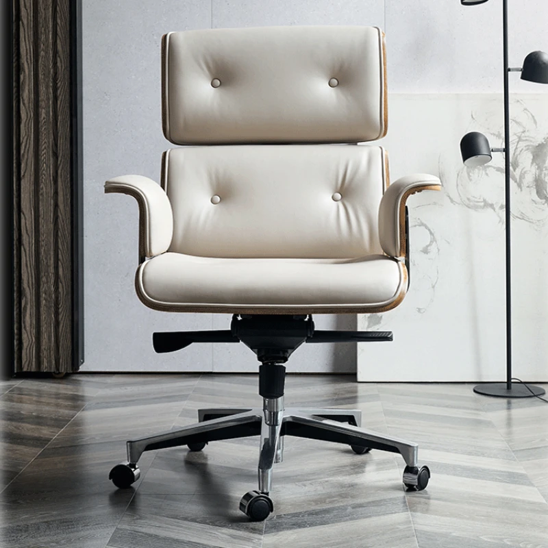 Кожаное офисное кресло кресла для коррекции осанки невагомый стол игровой стул