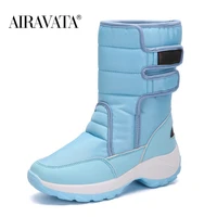womens fashion snow boots winter warm plush boots thick bottom platform waterproof ankle boots