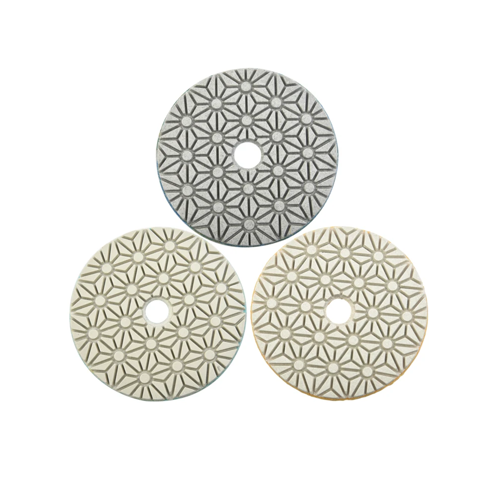 

3pcs Polishing Pads Concrete Diamond Granite Marble Stone High Quality