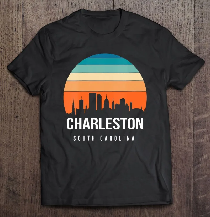 

Женская Винтажная Футболка Charleston в стиле ретро, Южная Каролина, топы, футболка, Мужская одежда, футболки оверсайз, футболка с аниме