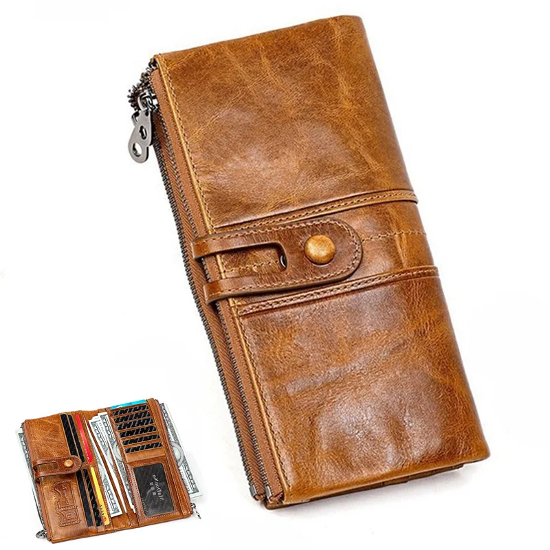 

New men wallets long purse vintage Big Capacity Zipper purse Fashion leather purse nightmare before christmas famous banknote mo