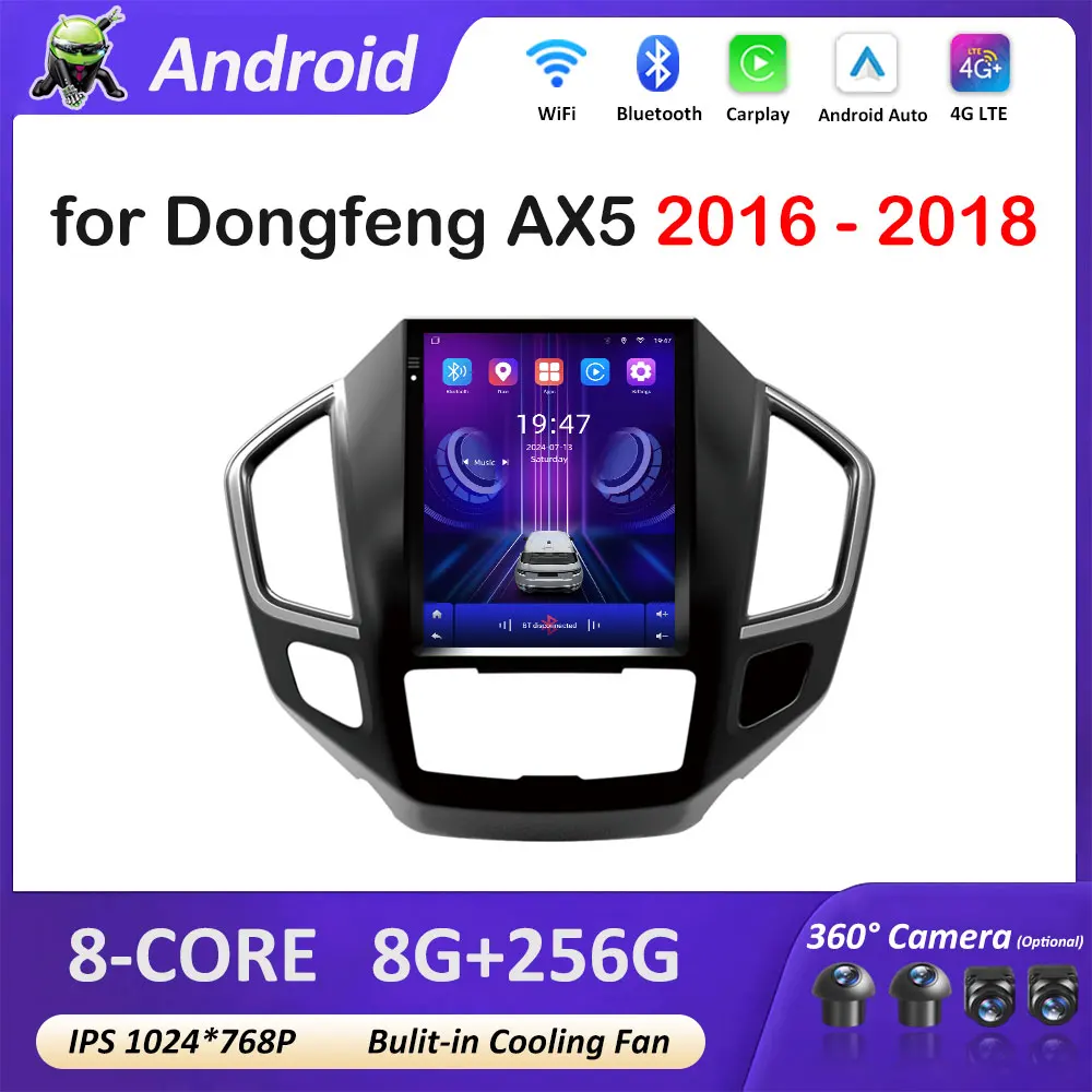 Смарт-система Bluetooth Android для Dongfeng AX5 2016 2017-2018 автомобильный радиоприемник