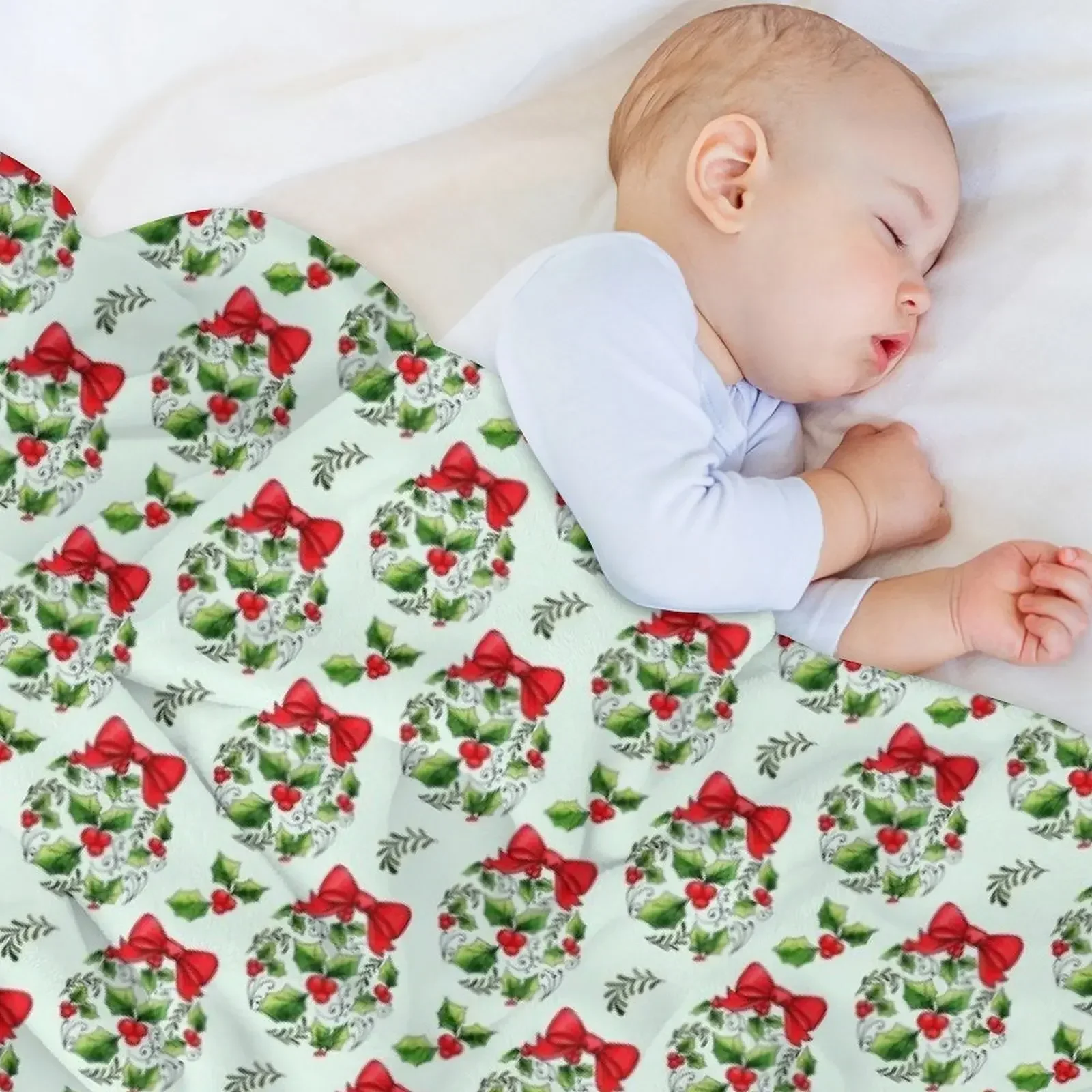 Рождественское одеяло Holly Beery детские одеяла для Хэллоуина