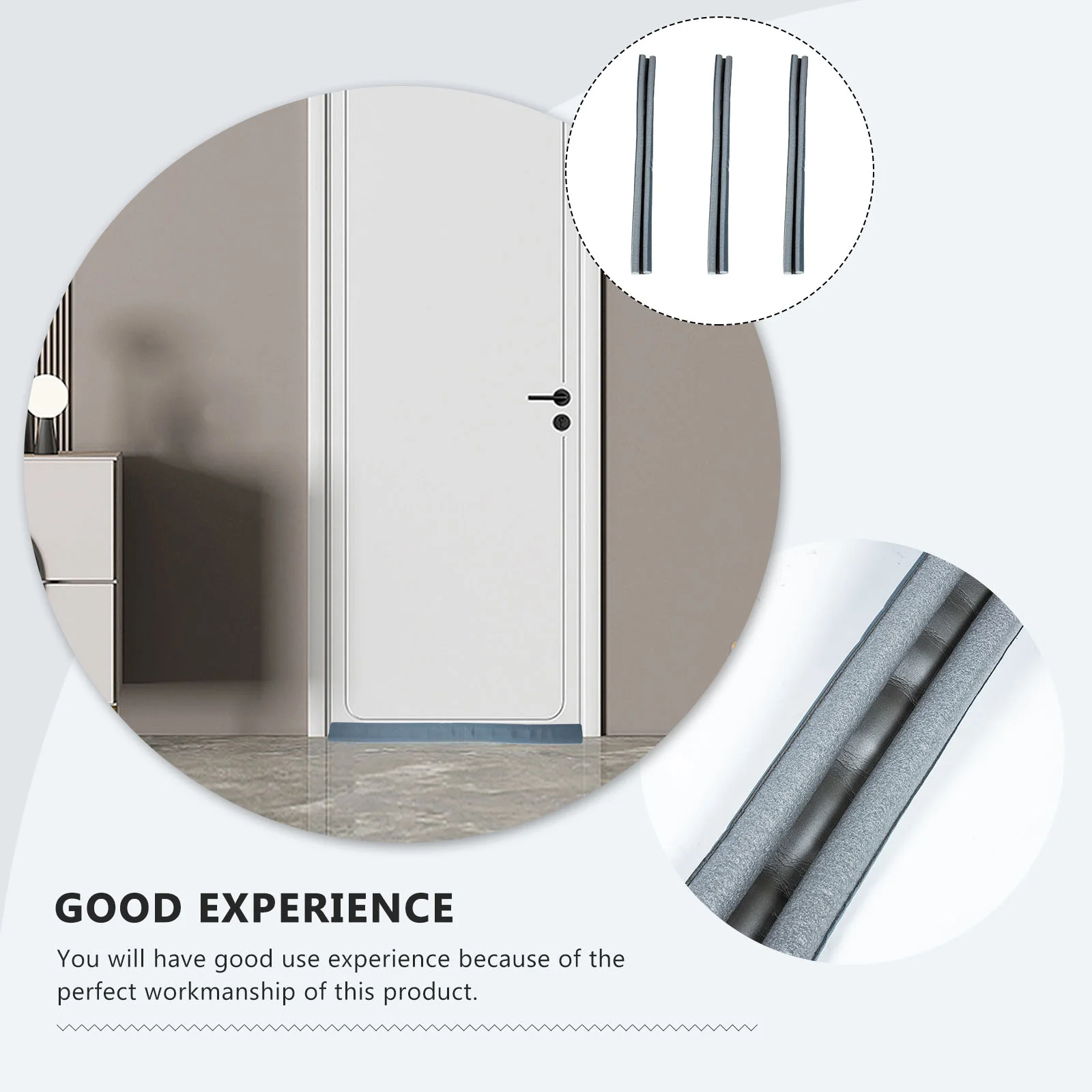 3 шт. ветрозащитная уплотнительная лента для нижней части двери