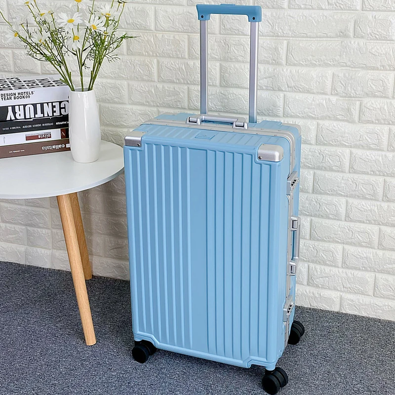 

Women Middle Size Suitcase Travel Rolling Designer Multifunctional Suitcase Vintage Luxury Maleta De Viaje Trolley Bag FY30XP