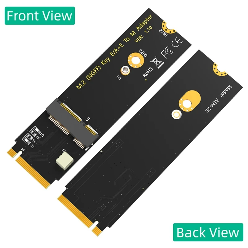 Плата адаптера M.2 NGFF A + E Key для AX200/AX201/AX210