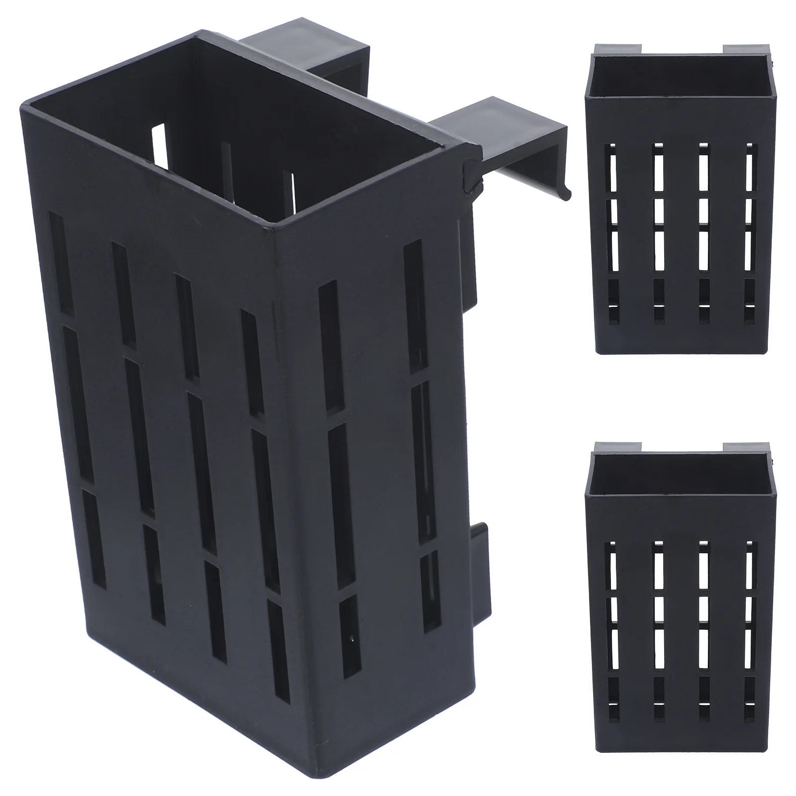 

3 Pcs Aquarium Stand Hanging Holder Aquatic Pot Wall Planters Plastic Garden Pots Succulent Plants