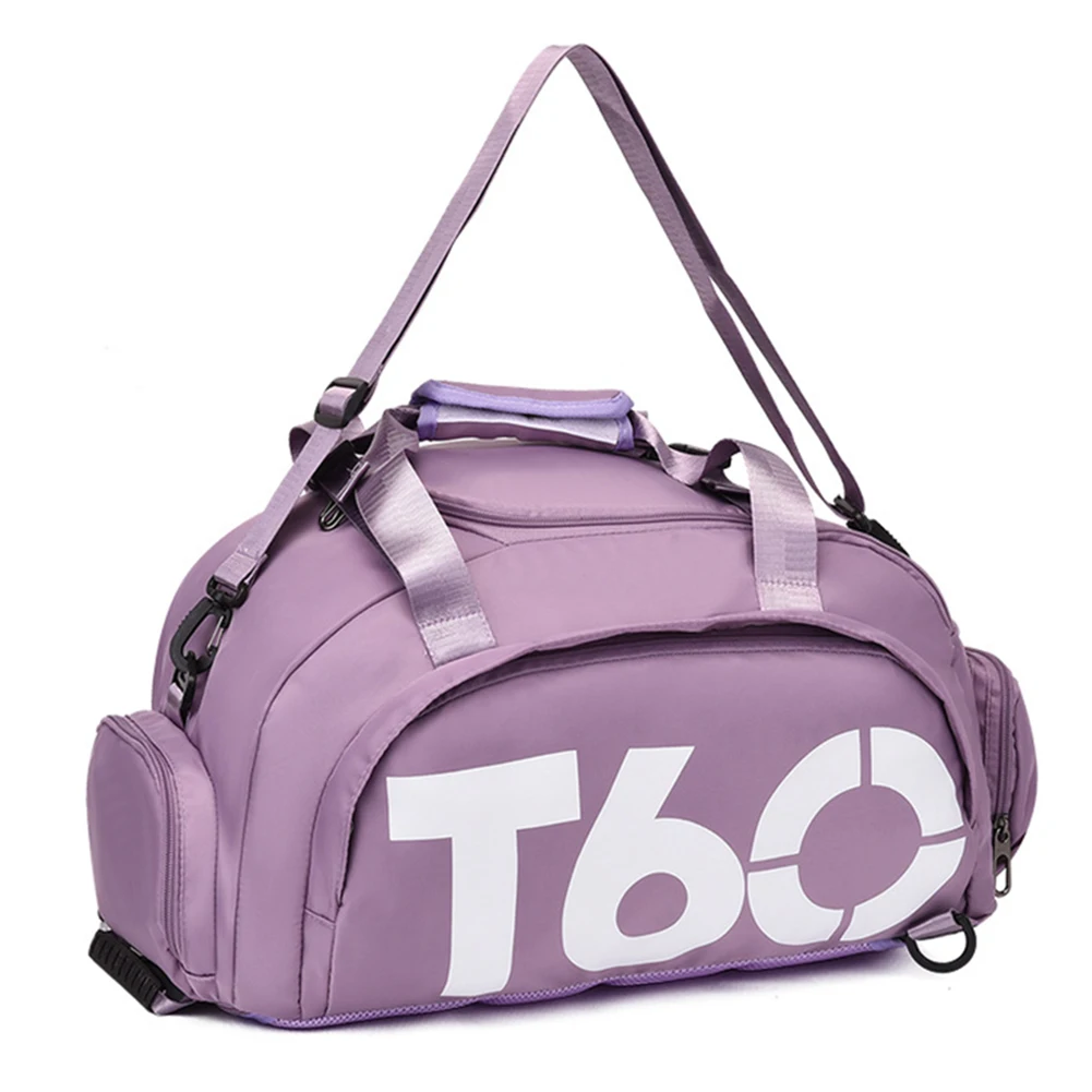 

Outdoor Waterproof Nylon Sports Gym Bags Men Women Training Fitness Travel Duffle Handbag Yoga Mat Sport Bag with shoes Pocket