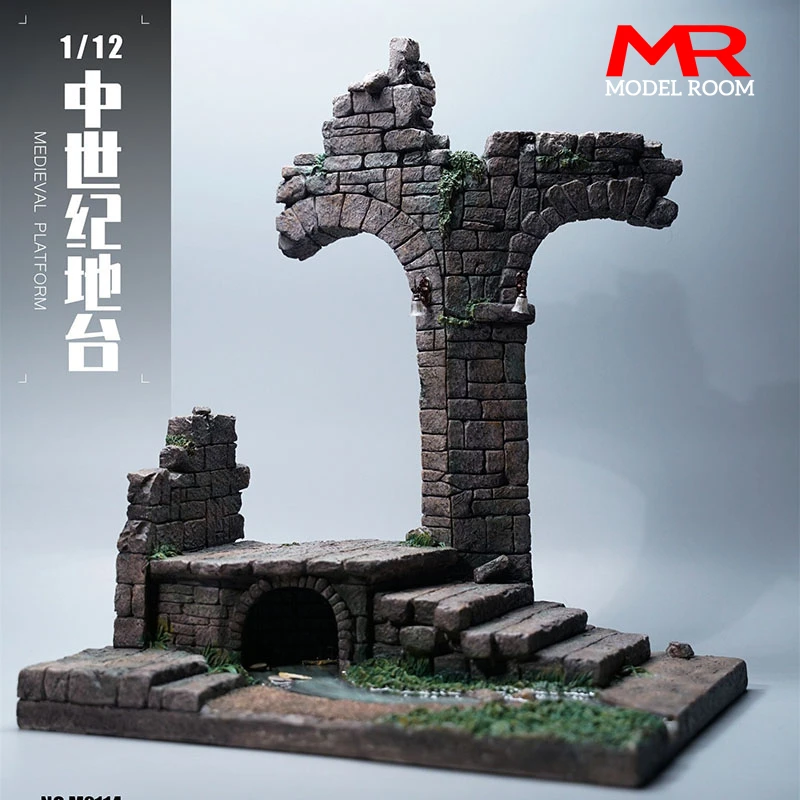 

mmmtoys M2114 1/12 Medieval Platform Soldier Resin Scene Accessories Model Fit 6'' Action Figure Body Dolls In Stock