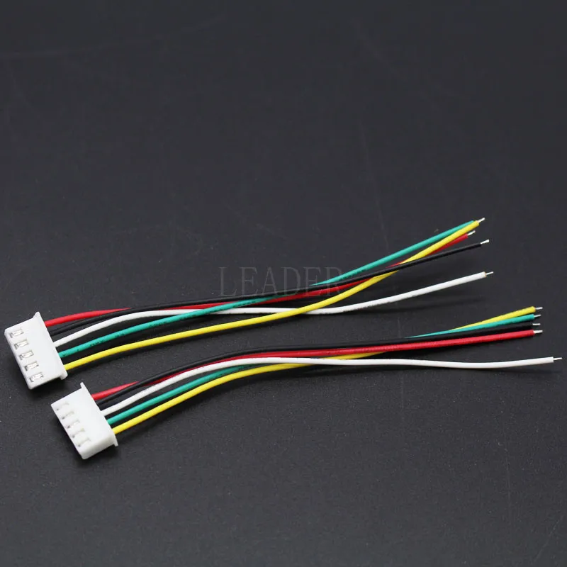 

100 Pcs/lot Hot Selling JST XH 5S Lipo Balance Lead Extension Charge Wire 100mm 26AWG with Connector Pins