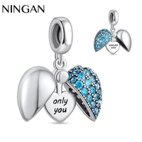 ningan %e2%80%9conly you %e2%80%9d lettering dangle charm valentines day present for wife girlfriend women bracelet diy making