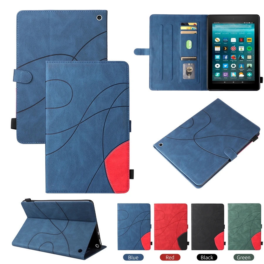 

Кожаный складной магнитный чехол для фаблета для Amazon Fire HD 10 (2021) Amazon Fire HD 10 (2017) чехол для Amazon Fire HD 10