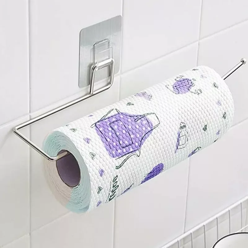 

2022 Hanger Tissue Roll Towel Rack Hanging Organizer Storage Hook Holder